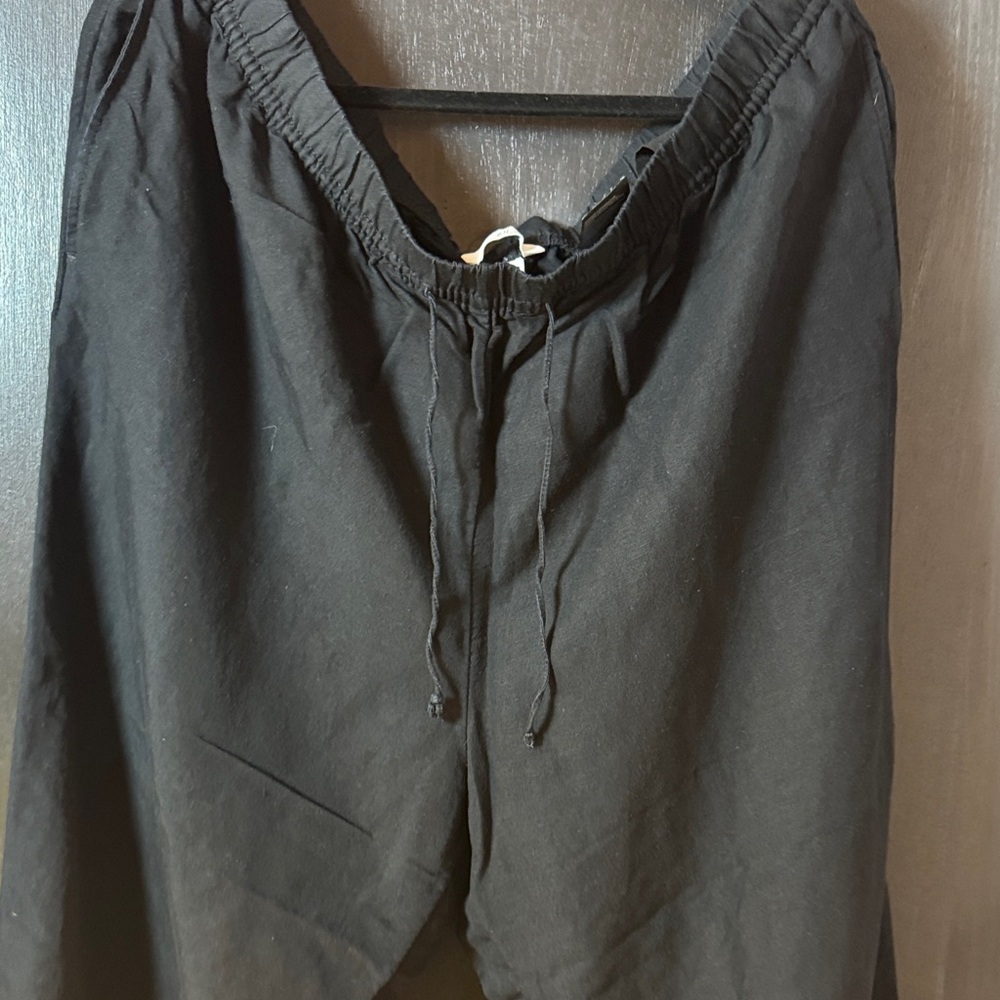 H & M Black Drawstring Pants